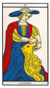 Cartas de Tarot: La Fuerza Cartas de Tarot: La Fuerza