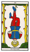 Cartas de Tarot: El Colgado Cartas de Tarot: El Colgado