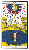 Cartas de Tarot: La Luna Cartas de Tarot: La Luna