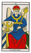 Cartas del Tarot: La Emperatriz Cartas del Tarot: La Emperatriz