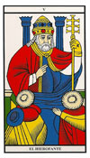 Cartas del Tarot: El Papa Cartas del Tarot: El Papa
