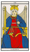 Cartas del Tarot: La Justicia Cartas del Tarot: La Justicia